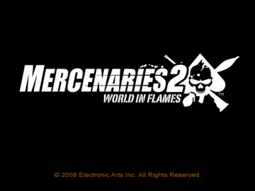 Mercenaries 2 - World in Flames (Japan) screen shot title
